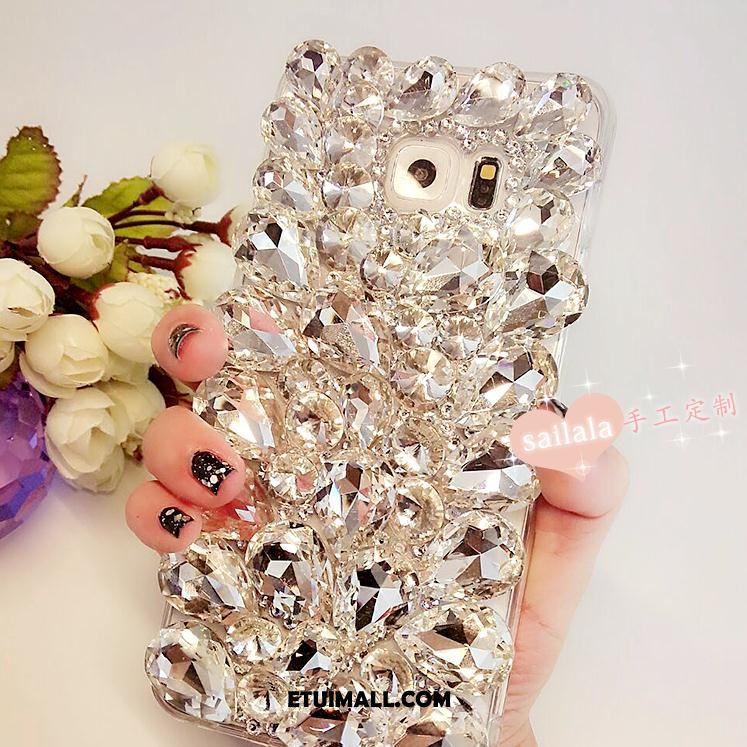 Etui Samsung Galaxy S7 Edge Biały Rhinestone Gwiazda Telefon Komórkowy Silikonowe Pokrowce Oferta