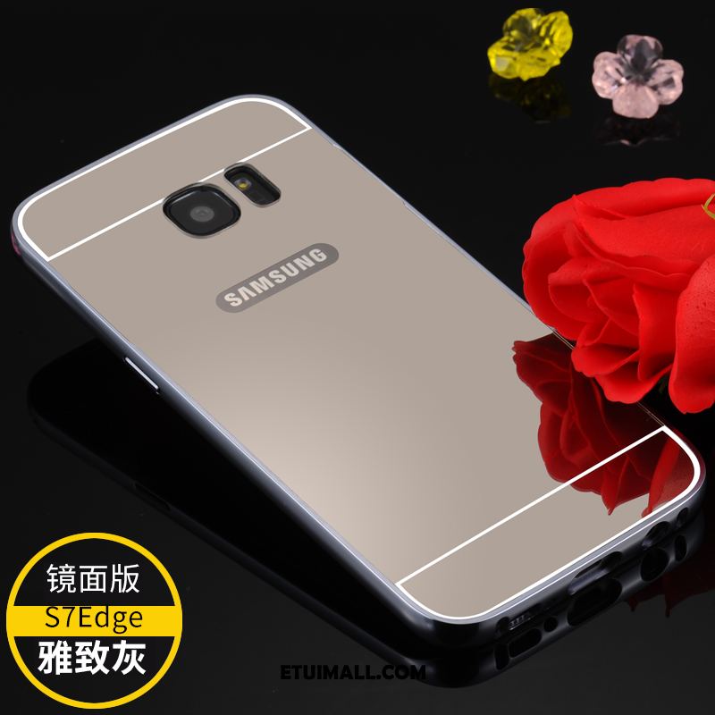 Etui Samsung Galaxy S7 Edge Tylna Pokrywa Tendencja Telefon Komórkowy Lustro Szary Obudowa Kup