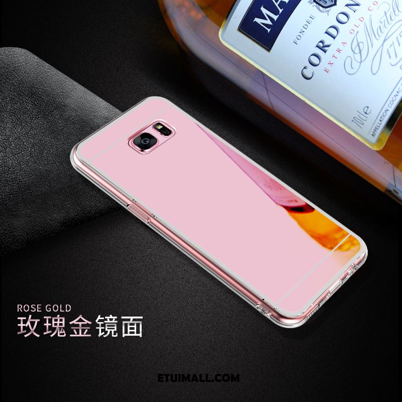 Etui Samsung Galaxy S7 Lustro Różowe Złoto Tendencja Miękki Ochraniacz Obudowa Online
