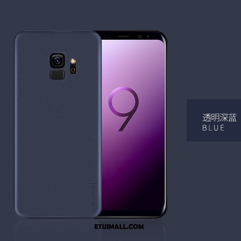 Etui Samsung Galaxy S9 Silikonowe Cienkie Osobowość All Inclusive Niebieski Futerał Tanie