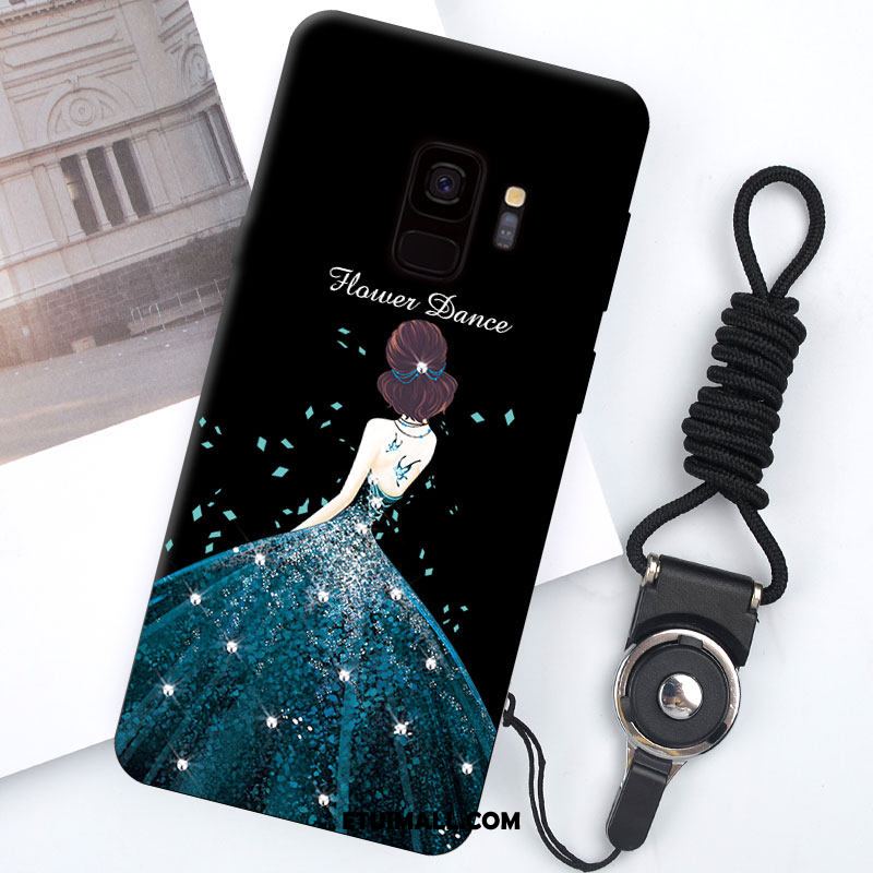 Etui Samsung Galaxy S9 Telefon Komórkowy Niebieski Silikonowe Gwiazda Nubuku Pokrowce Na Sprzedaż