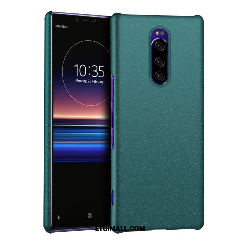 Etui Sony Xperia 1 Telefon Komórkowy Zielony Trudno Nubuku Ochraniacz Pokrowce Sklep