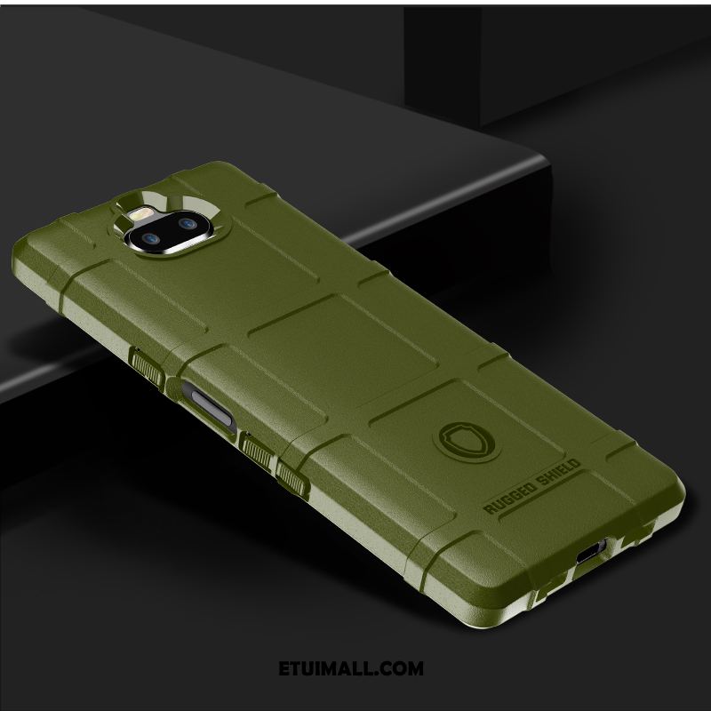 Etui Sony Xperia 10 Miękki Zielony Anti-fall Silikonowe Ochraniacz Pokrowce Online