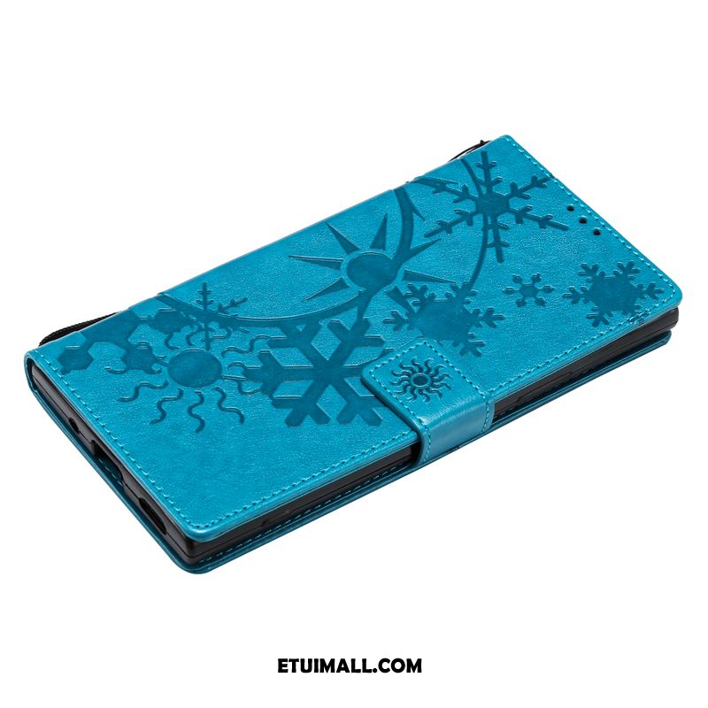 Etui Sony Xperia L1 Niebieski Skórzany Futerał Telefon Komórkowy Ochraniacz Miesiąc Obudowa Sklep