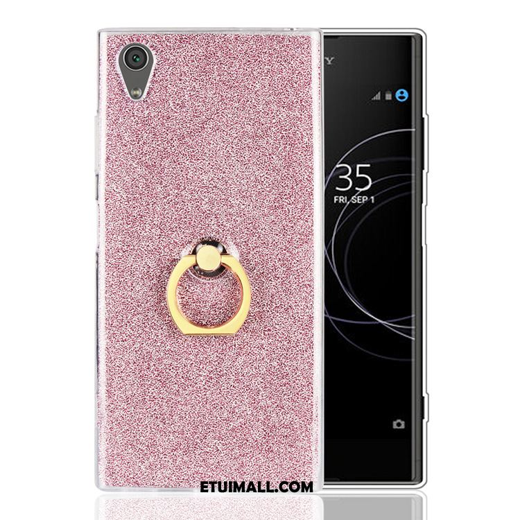 Etui Sony Xperia Xa1 Plus Ochraniacz Anti-fall Ring Telefon Komórkowy Różowe Futerał Dyskont