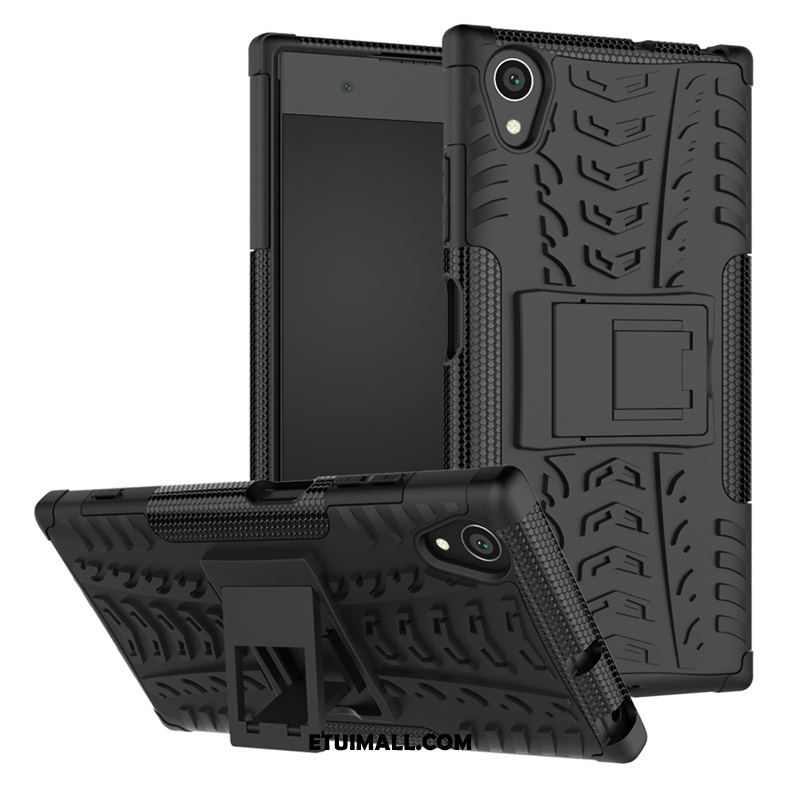 Etui Sony Xperia Xa1 Plus Wspornik Telefon Komórkowy Anti-fall All Inclusive Czarny Pokrowce Sprzedam