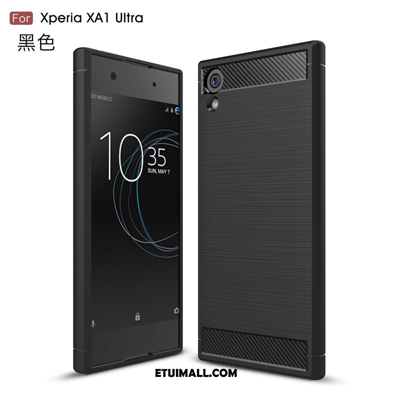 Etui Sony Xperia Xa1 Ultra Telefon Komórkowy All Inclusive Włókno Miękki Czarny Futerał Kup