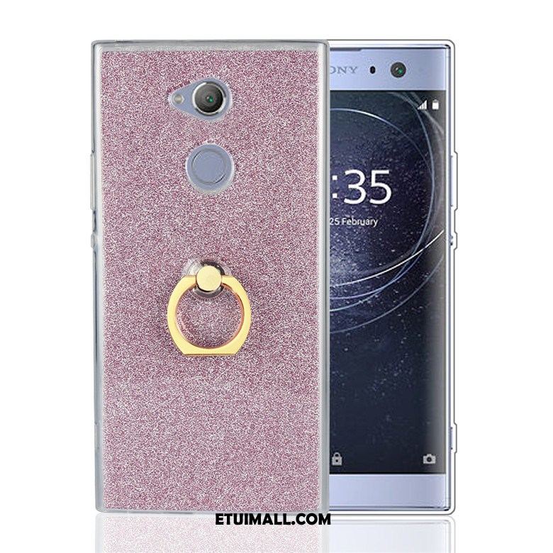 Etui Sony Xperia Xa2 Plus Różowe Miękki Anti-fall Ochraniacz Wspornik Futerał Tanie