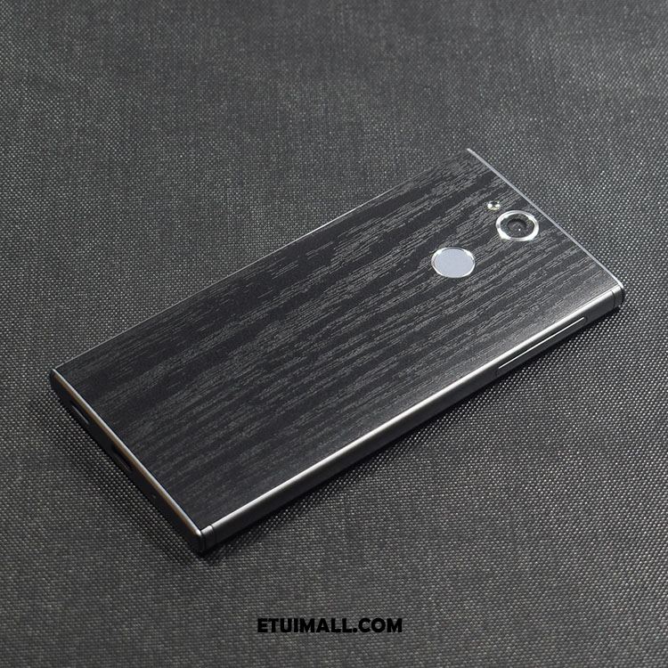 Etui Sony Xperia Xa2 Plus Tylna Pokrywa Ziarno Drewna Czarny Telefon Komórkowy Filmy Futerał Kupię