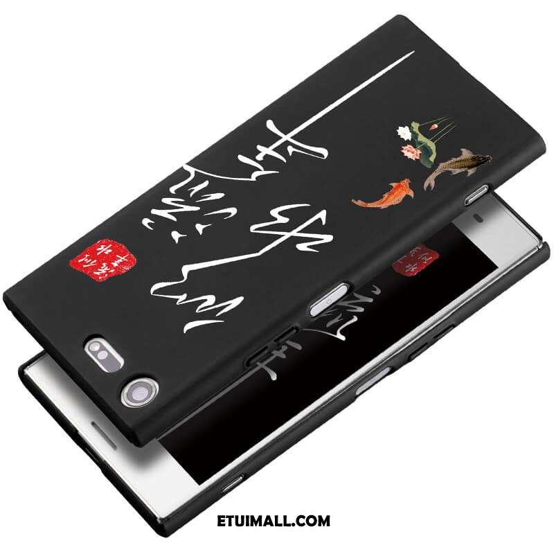 Etui Sony Xperia Xz1 Compact All Inclusive Telefon Komórkowy Czarny Nubuku Futerał Sklep