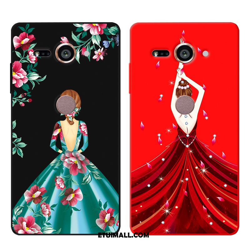 Etui Sony Xperia Xz2 Compact Anti-fall Tendencja Czerwony Telefon Komórkowy Ochraniacz Pokrowce Dyskont