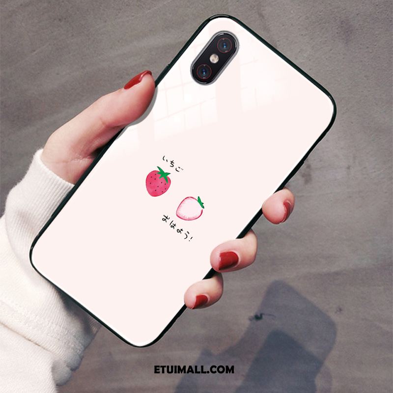 Etui Xiaomi Mi 8 Pro Mały Modna Marka Szkło Hartowane Wiszące Ozdoby Wzór Obudowa Sprzedam