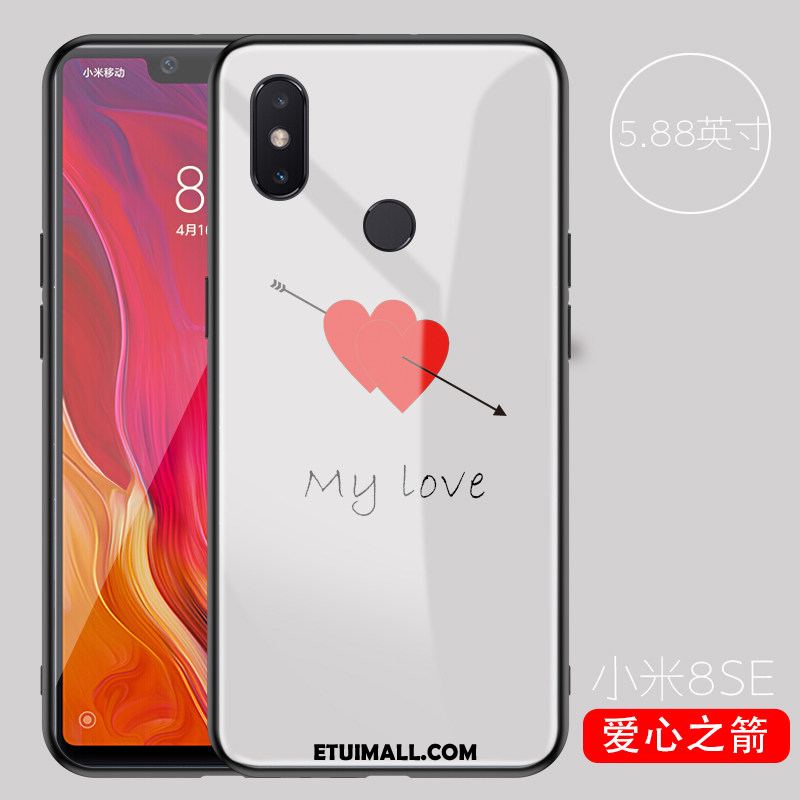 Etui Xiaomi Mi 8 Se Biały Tendencja Anti-fall Ochraniacz Silikonowe Futerał Na Sprzedaż