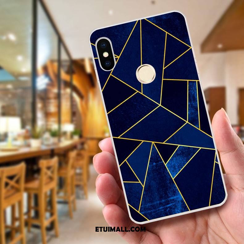 Etui Xiaomi Mi 8 Se Ochraniacz Kreskówka Niebieski All Inclusive Anti-fall Pokrowce Tanie