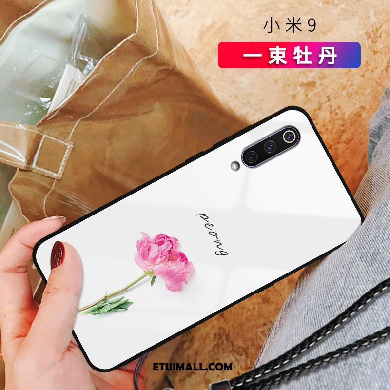Etui Xiaomi Mi 9 Biały Wzór Świeży Młodzież Kreatywne Pokrowce Tanie