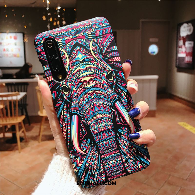 Etui Xiaomi Mi 9 Wiatr Czerwony Purpurowy Kreatywne Nubuku Pokrowce Tanie