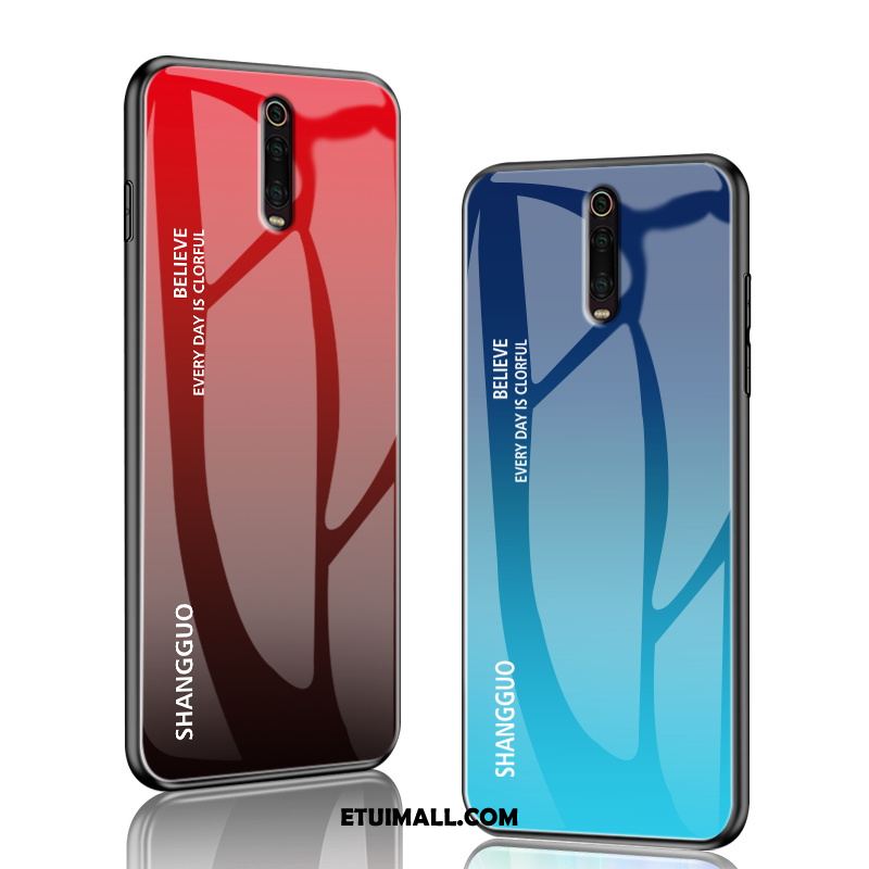 Etui Xiaomi Mi 9t Szkło Mały Anti-fall Niebieski Czerwony Futerał Kup