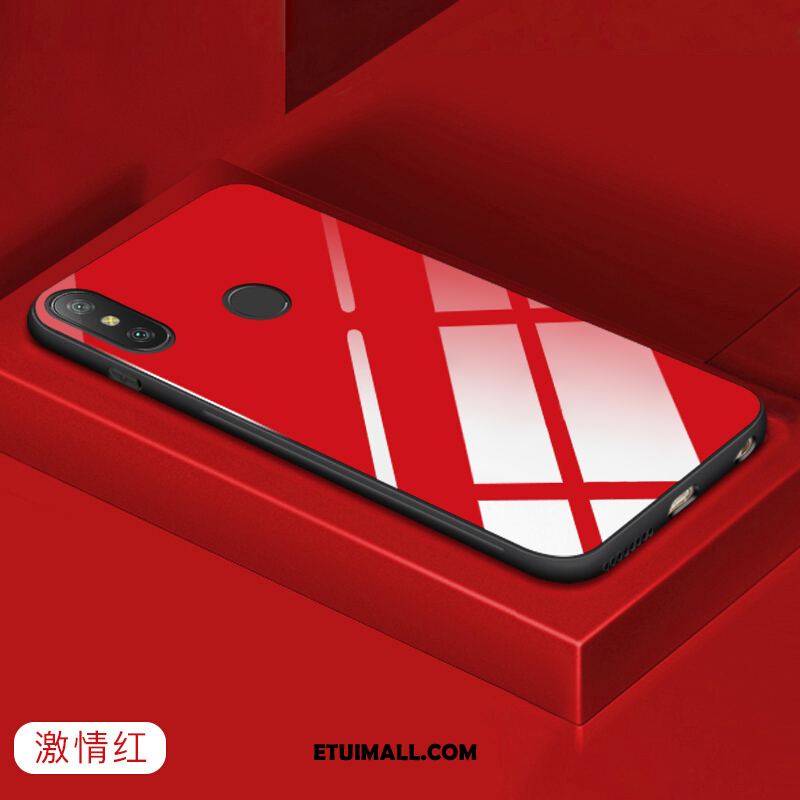 Etui Xiaomi Mi A2 Czerwony Telefon Komórkowy Ochraniacz Mały Szkło Hartowane Futerał Dyskont