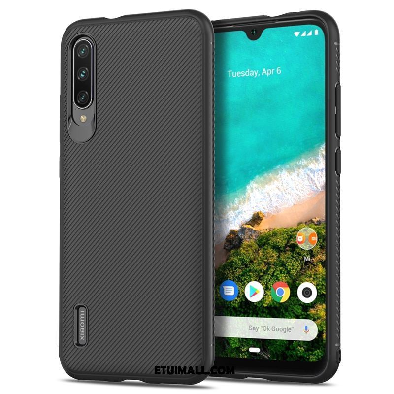 Etui Xiaomi Mi A3 Czerwony Mały Jednolity Kolor Szkło Hartowane Czarny Obudowa Tanie