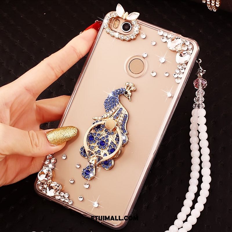 Etui Xiaomi Mi Max 2 Miękki All Inclusive Ochraniacz Niebieski Rhinestone Futerał Kup