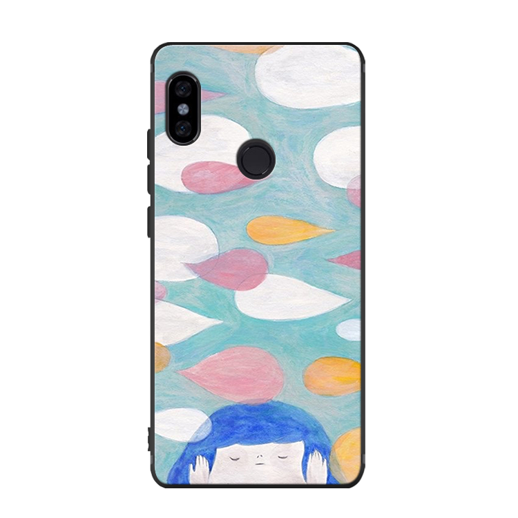 Etui Xiaomi Mi Mix 2s Niebieski Silikonowe Anti-fall Ochraniacz Zabawne Pokrowce Sklep