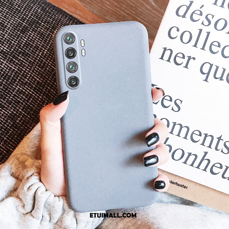 Etui Xiaomi Mi Note 10 Lite Niebieski Anti-fall All Inclusive Szary Miękki Obudowa Sklep