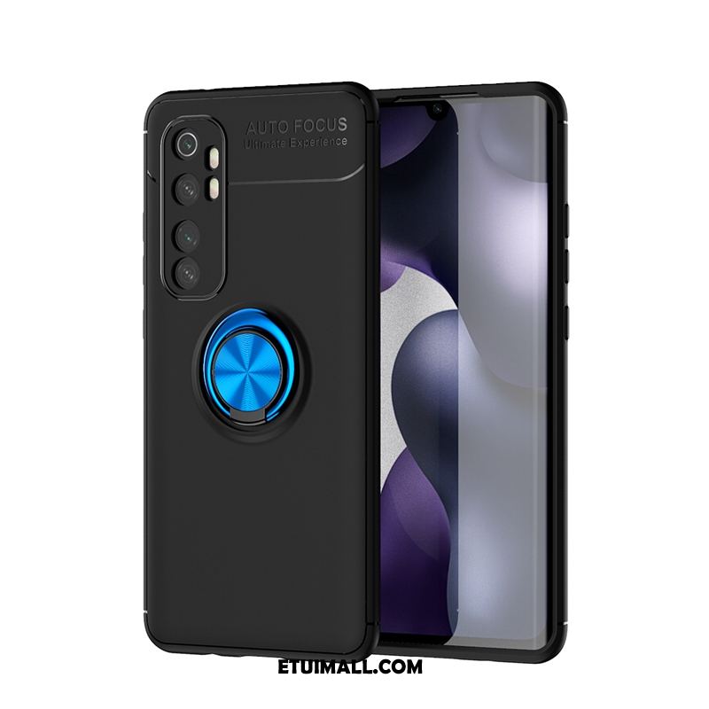 Etui Xiaomi Mi Note 10 Lite Wspornik Moda Magnetyzm Czarny Nubuku Futerał Tanie