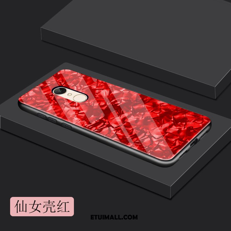 Etui Xiaomi Redmi 5 Czerwony Silikonowe Ochraniacz Osobowość All Inclusive Obudowa Online