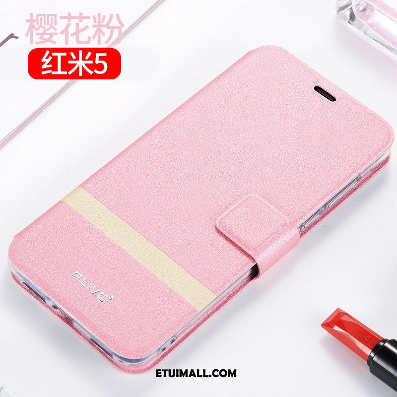 Etui Xiaomi Redmi 5 Klapa Czerwony Silikonowe Ochraniacz All Inclusive Futerał Sklep