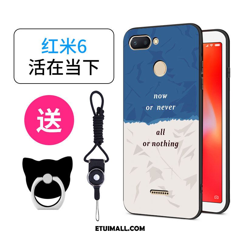 Etui Xiaomi Redmi 6 Tendencja Osobowość Student Anti-fall Nubuku Obudowa Sklep