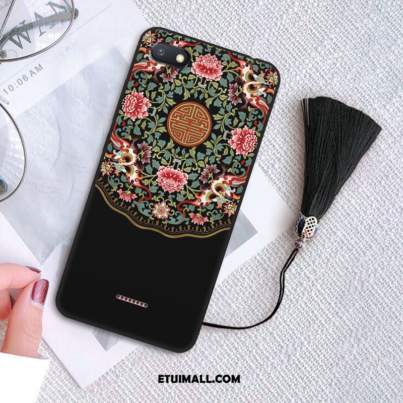 Etui Xiaomi Redmi 6a Czarny Vintage Czerwony Kreatywne Z Frędzlami Obudowa Oferta