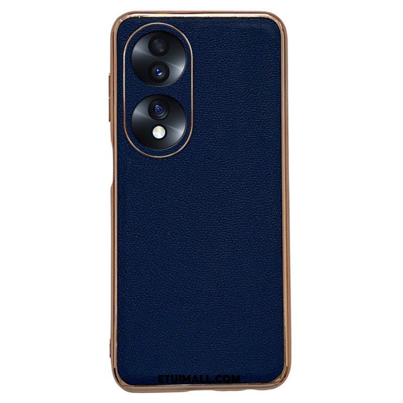 Etui do Honor 70 Elegancja Z Prawdziwej Skóry