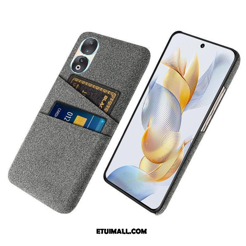 Etui do Honor 90 Materiałowe Etui Na Karty