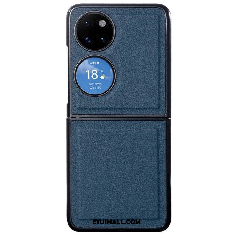 Etui do Huawei P50 Pocket Projekt Z Prawdziwej Skóry