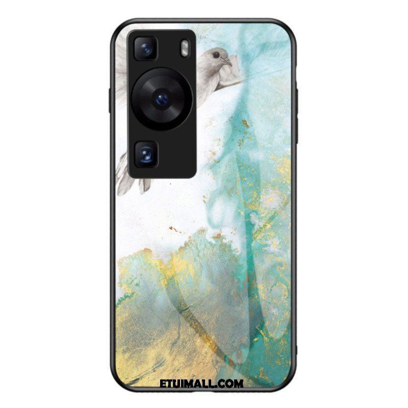 Etui do Huawei P60 Pro Marmurowe Szkło Hartowane