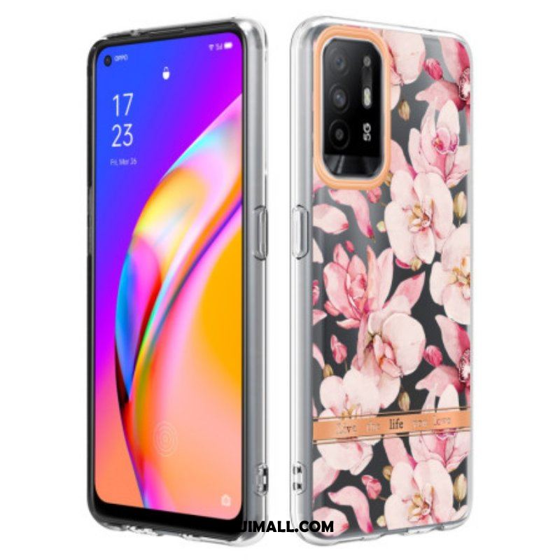 Etui do Oppo A94 5G Kwiat Begonii