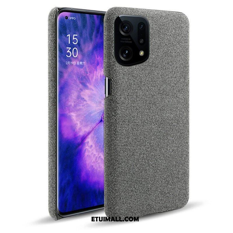 Etui do Oppo Find X5 Tkanina Z Klasą