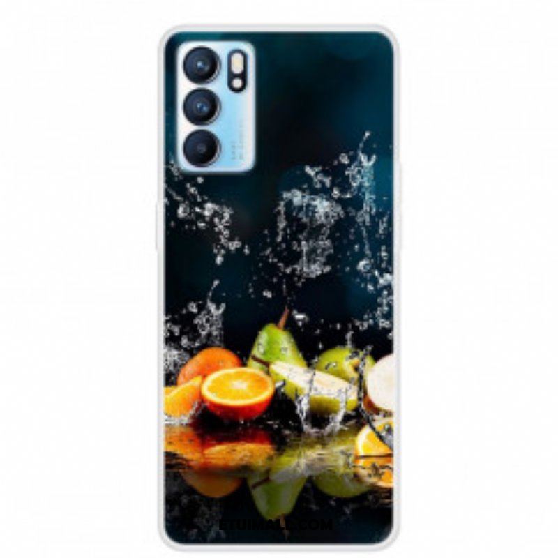 Etui do Oppo Reno 6 5G Splash Cytrusowy