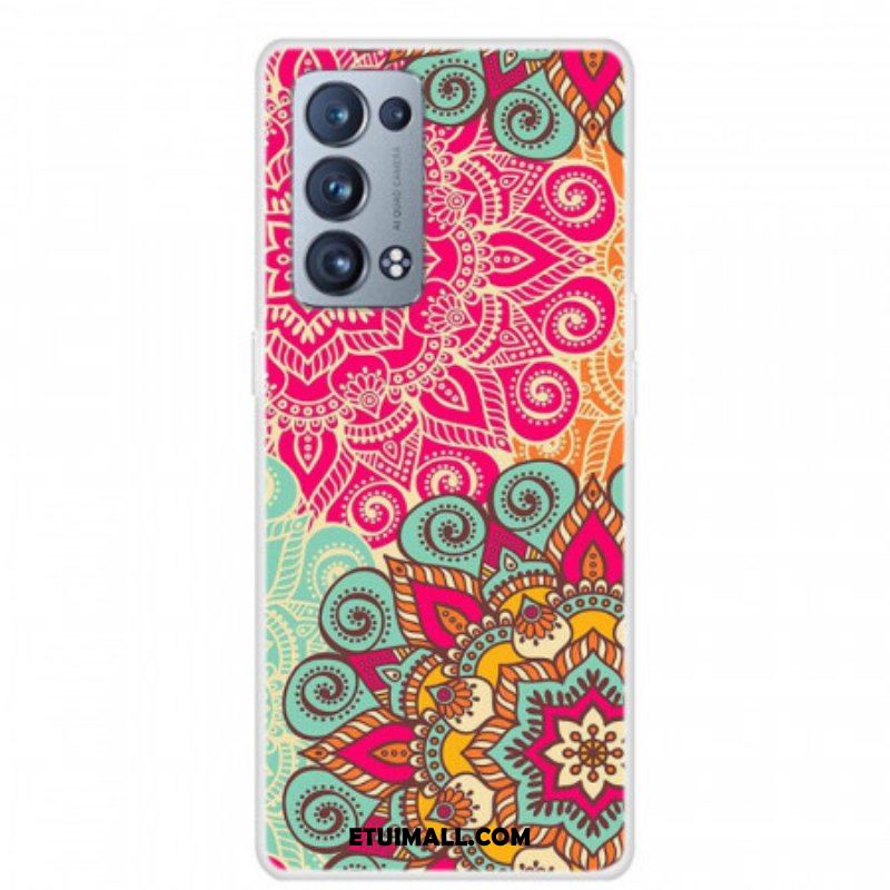 Etui do Oppo Reno 6 Pro 5G Neonowa Mandala