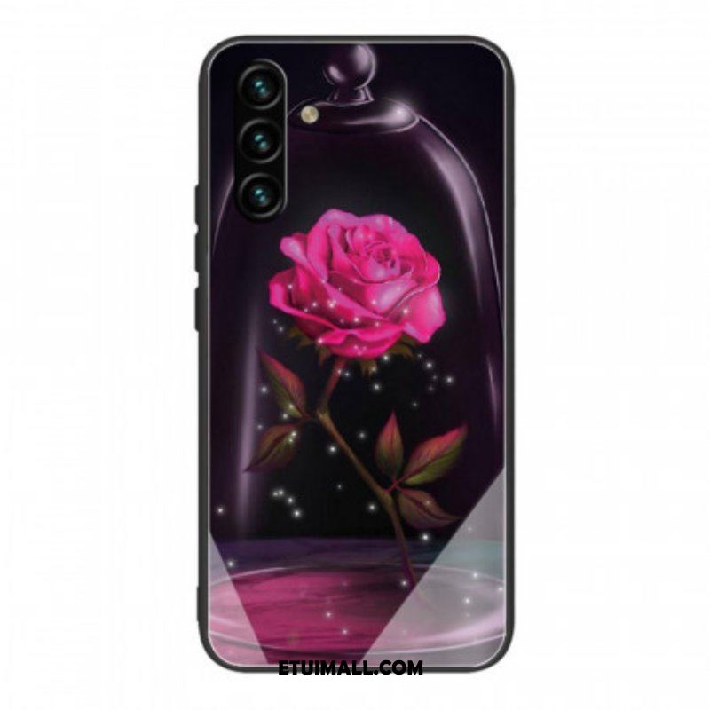 Etui do Samsung Galaxy A13 5G / A04s Magiczne Różowe Szkło Hartowane