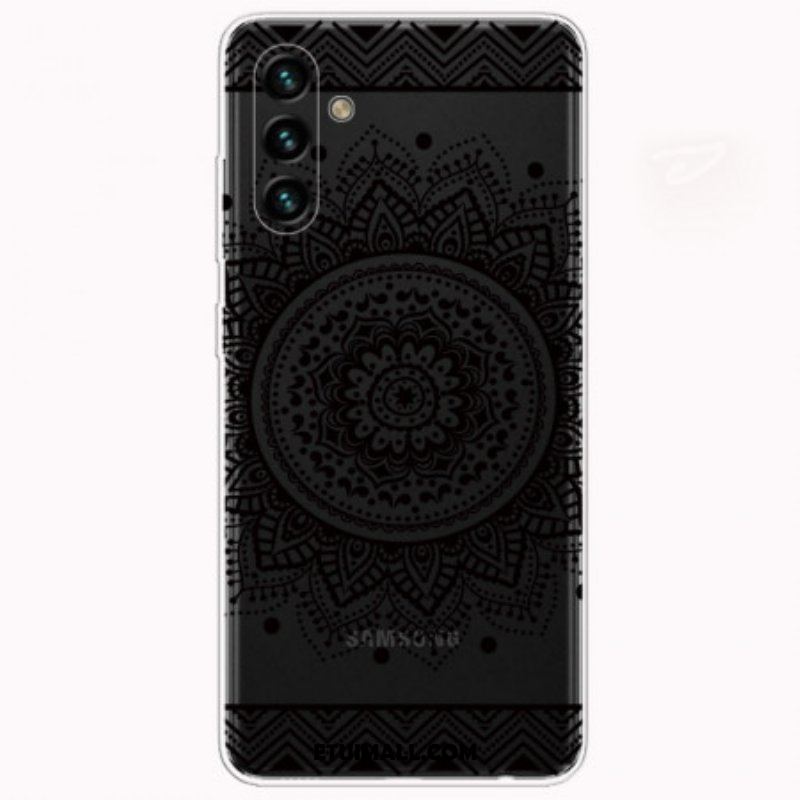 Etui do Samsung Galaxy A13 5G / A04s Mandala Z Pojedynczym Kwiatem