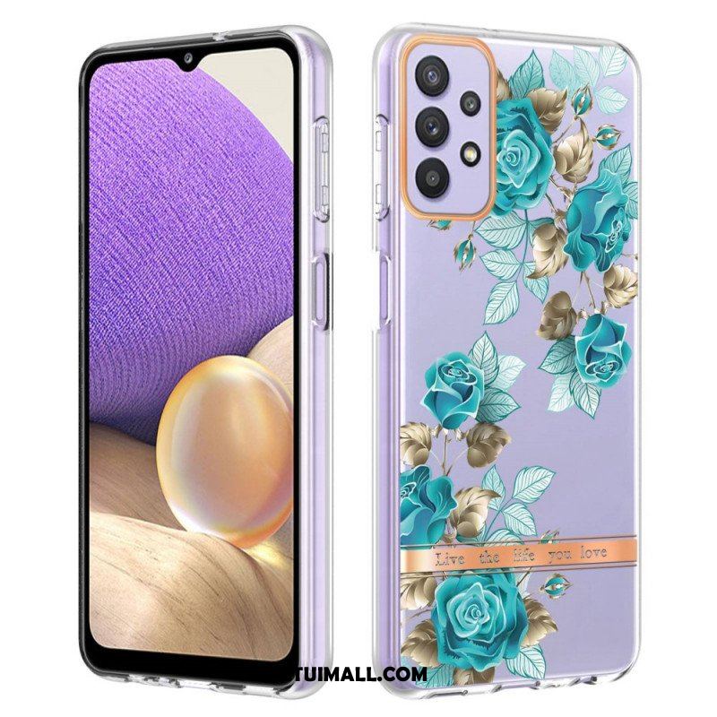 Etui do Samsung Galaxy A13 Bezszwowy Kwiecisty