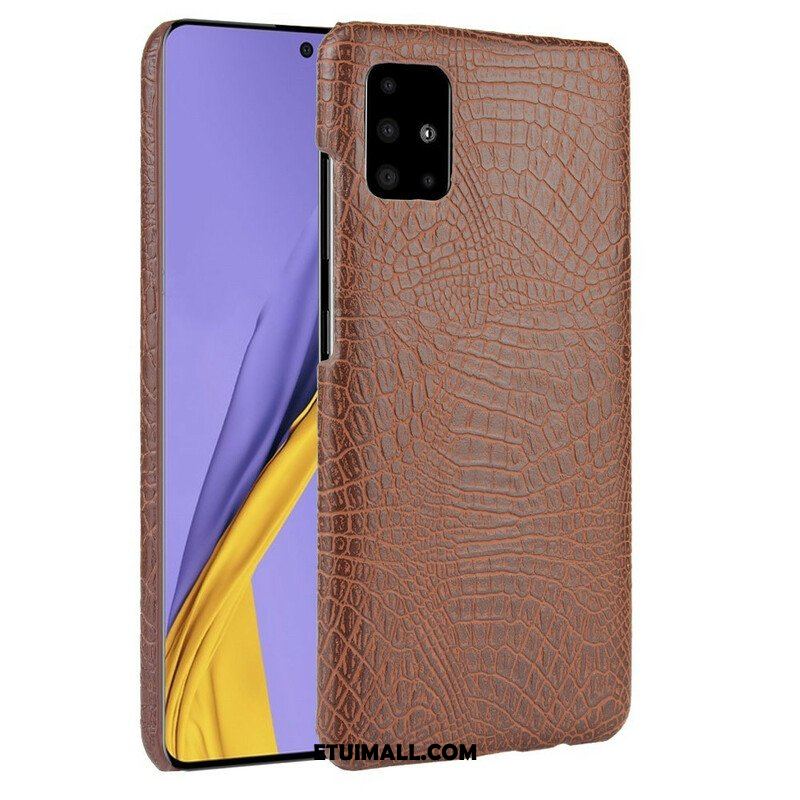 Etui do Samsung Galaxy A51 5G Efekt Skóry Krokodyla