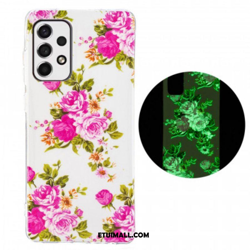 Etui do Samsung Galaxy A53 5G Fluorescencyjne Kwiaty Wolności