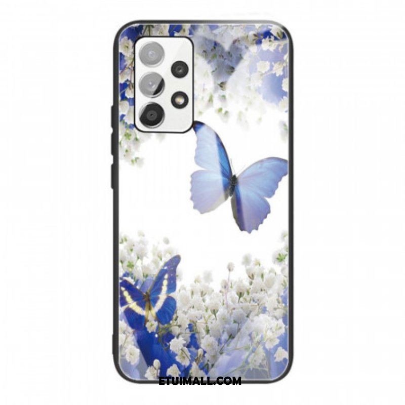 Etui do Samsung Galaxy A53 5G Szkło Hartowane W Kształcie Motyli