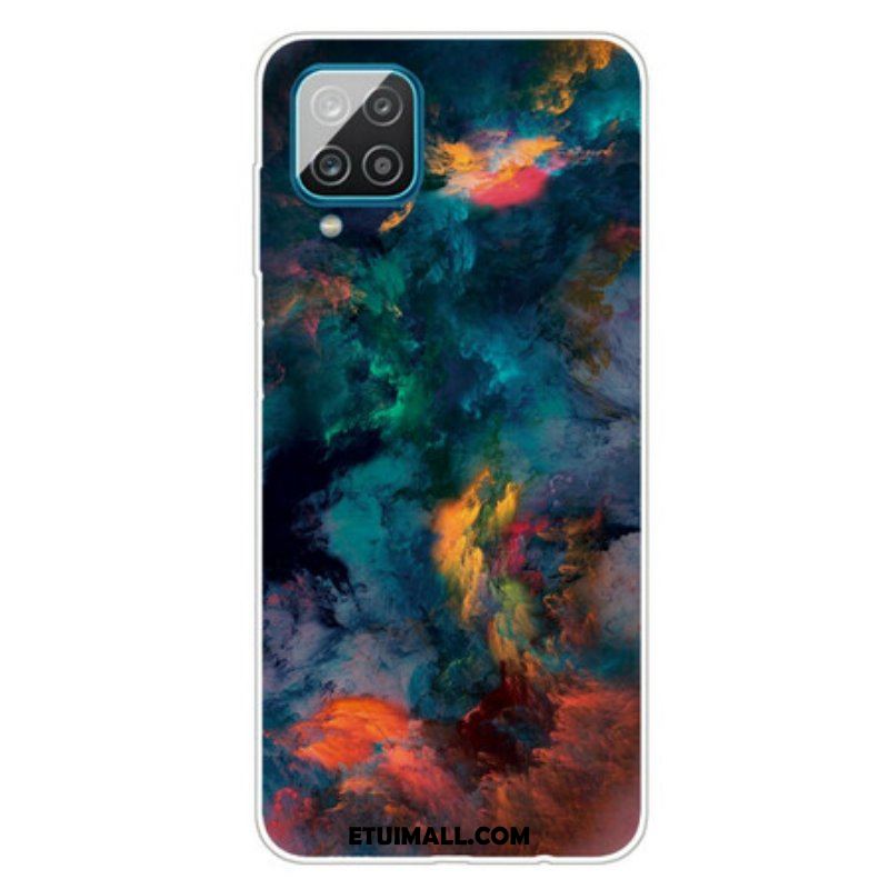 Etui do Samsung Galaxy M12 / A12 Kolorowe Chmury