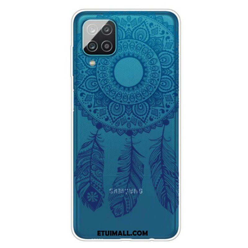 Etui do Samsung Galaxy M12 / A12 Mandala Z Pojedynczym Kwiatem