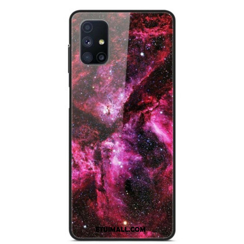 Etui do Samsung Galaxy M51 Różowe Szkło Hartowane