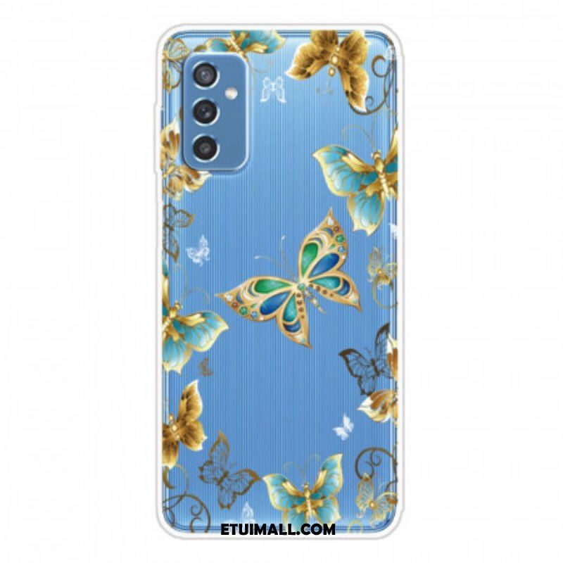 Etui do Samsung Galaxy M52 5G Łańcuszek Motylkowy