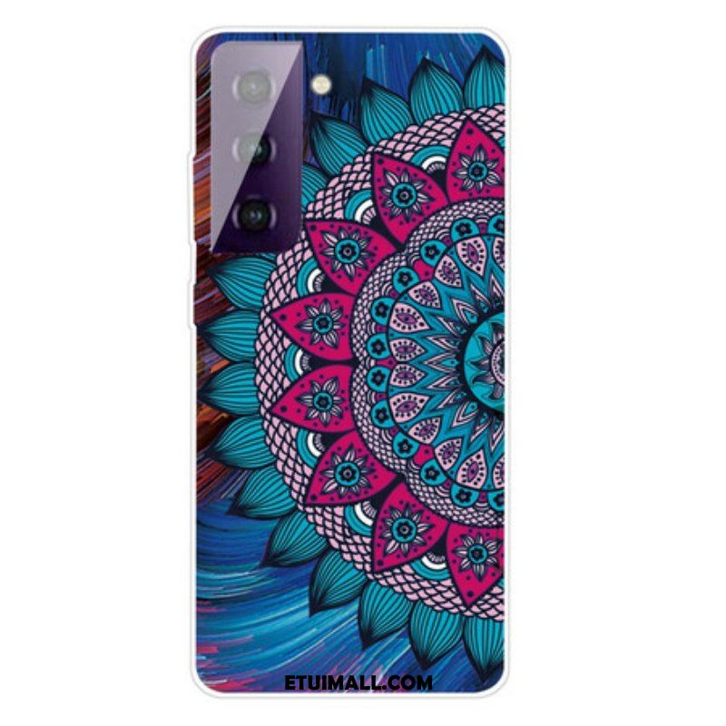 Etui do Samsung Galaxy S21 5G Kolorowa Mandala